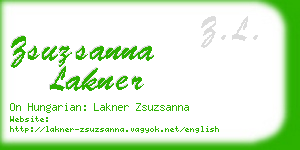 zsuzsanna lakner business card